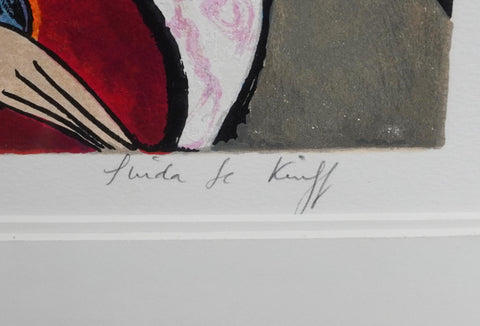 Linda Le Kinff, 'La Guitare' Serigraph in color